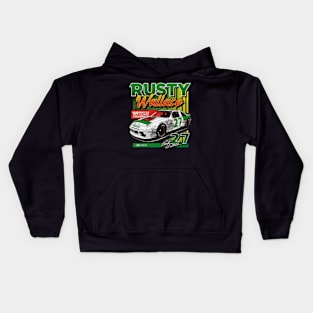 RUSTY Wallace Vintage 90s Kids Hoodie